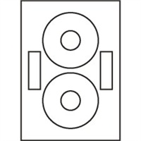 RAYFILM Štítky CD04 118/41 univerzálne biele *R0100CD04A R0100.CD04A