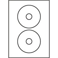 RAYFILM Štítky CD08 118/30 univerzálne biele *R0100CD08A R0100.CD08A