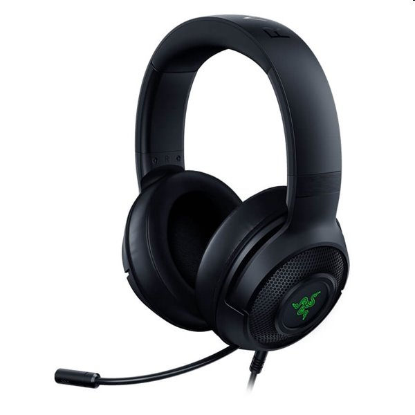 RAZER sluchátka Kraken V3 X, USB, RGB, černá RZ04-03750300-R3M1