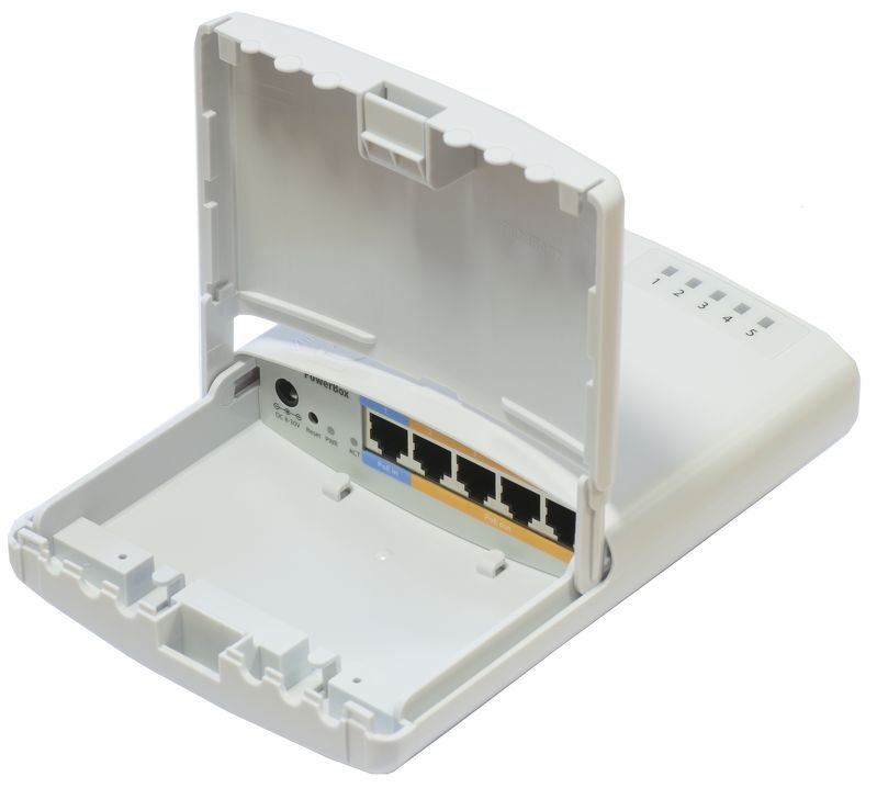 RB750P-PBr2 MikroTik Ethernet Router PowerBOX r2