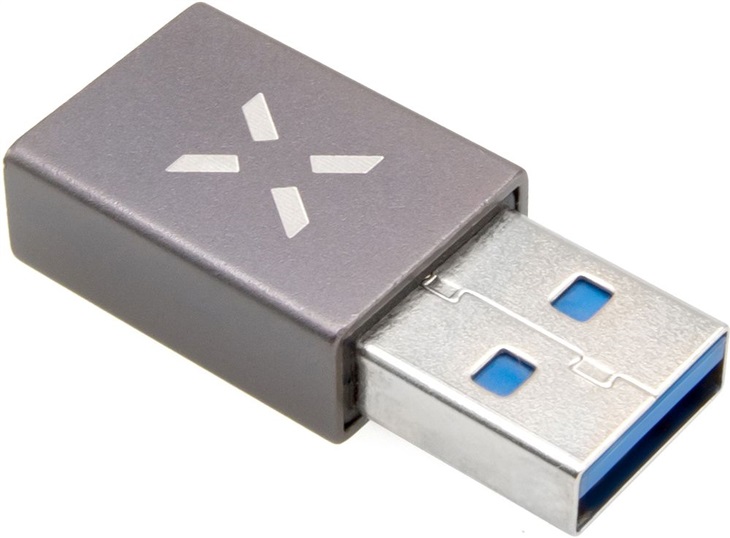 Redukcia FIXED Link USB-C na USB-A, sivá FIXA-CU-GR