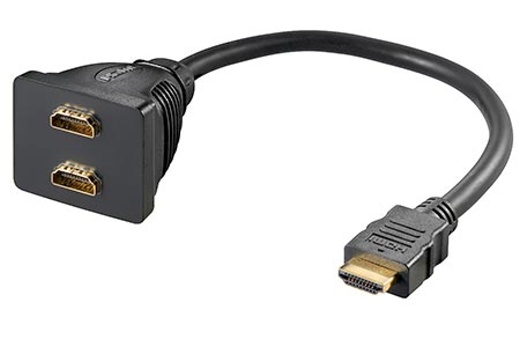 Redukcia HDMI A (M) -> 2x HDMI A (F) 12.92.3222