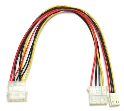 Redukcia napájecí rozdvojka 5,25" na 1*5,25" +1*3,5" 11.03.1010
