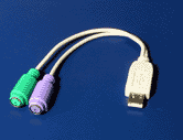 Redukcia USB -> 2x PS2 12.99.1075