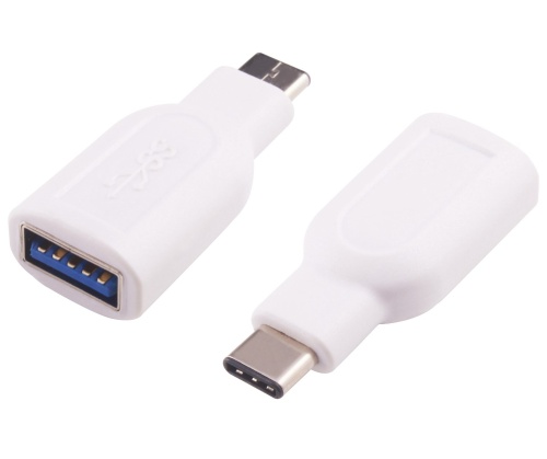 Redukcia USB 3.1 konektor C/male - USB 3.0 konektor A/female bílý kur31-03