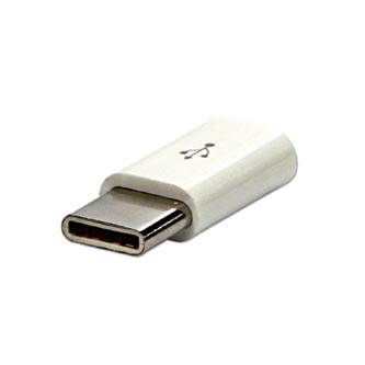 Redukcia USB, (3.1), USB C (3.1) M-USB micro (2.0) F, 0, biela KAEUCUMW01