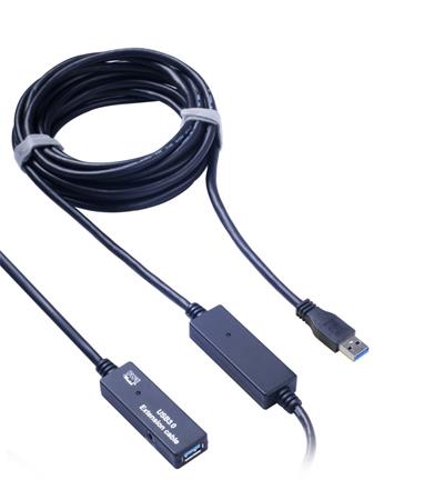 Repeater PremiumCord USB 3.0 repeater a prodlužovací kabel A/M-A/F 10m ku3rep10