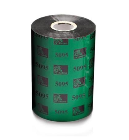 Resin Ribbon, 110mmx74m (4.33inx242ft), 5095; High Performance, 12mm (0.5in) core, 12/box 05095GS11007