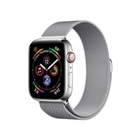 RhinoTech ocelový řemínek milánský tah pro Apple Watch 38 / 40 / 41mm stříbrný RTACC219