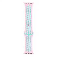 RhinoTech sportovní řemínek pro Apple Watch 42 / 44mm Růžovo-zelená RTACC184