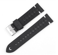 RhinoTech univerzální řemínek Genuine Leather Quick Release 20mm černý RTPS-003-BK