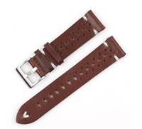 RhinoTech univerzální řemínek Genuine Leather Quick Release 20mm hnědý RTPS-004-BN