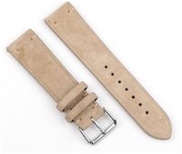 RhinoTech univerzální řemínek Genuine Suede Leather Quick Release 18mm béžový RTPS-008-BE