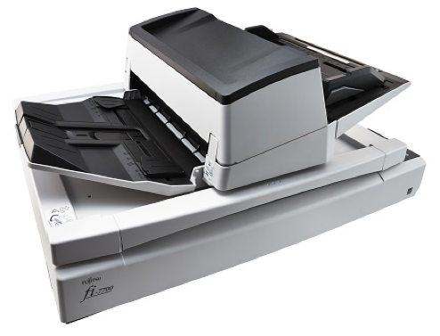 Ricoh fi-7700, A3, duplex & ADF 300 + flatbed, color, SCSI+USB 3.1, ultrazvuk PFU:PA03740-B001