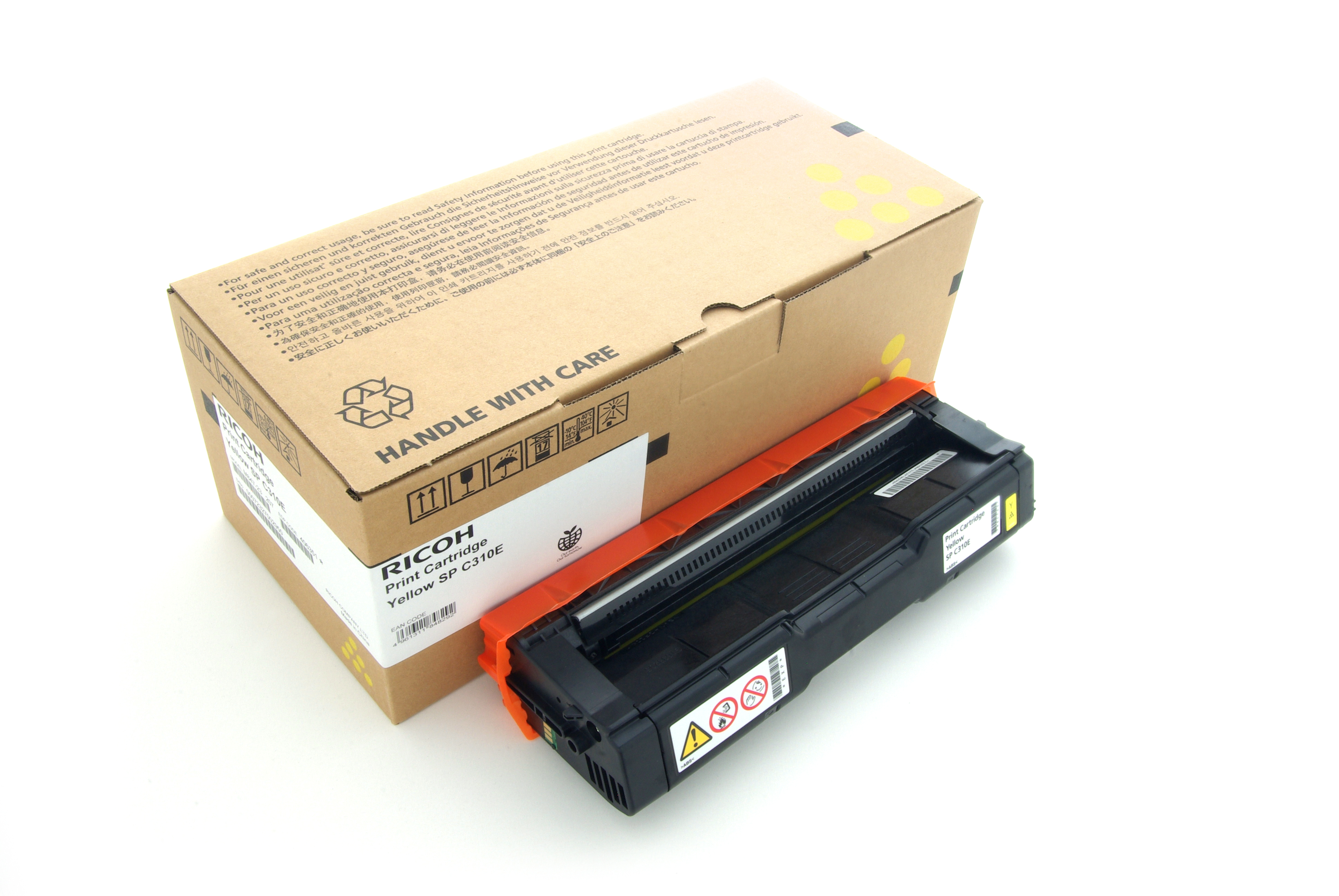 Ricoh originál toner 406351, 407639, yellow, 2500str., low capacity, Ricoh SP C310, C311, C312, SP