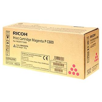 Ricoh originál toner 408316, magenta, 12000str., Ricoh P C 600