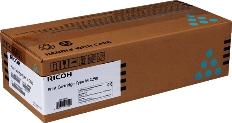 Ricoh originál toner 408353, cyan, 2300str., Ricoh P C300, 301W, 302FW, 301SF