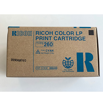 Ricoh originál toner 888449, cyan, 10000str., Typ 260, Ricoh Aficio CL 7200, 7300