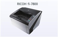 RICOH skener Fi-7800 A3, color, duplex, 110ppm v barvě 300dpi, USB 2.0, ADF 500, Z: 12M #PA03800-B401