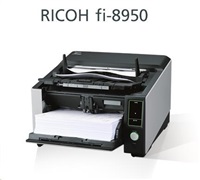 RICOH skener Fi-8950 A3, color, duplex, 150ppm v barvě 300dpi, USB 3.2 + RJ-45, ADF 750, Z: 12M #PA03830-B001