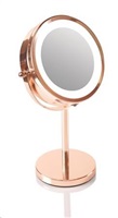 Rio Rose Gold kosmetické zrcátko s osvětlením RIO-MMST