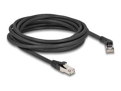 RJ45 Network Cable Cat.6A S/FTP plug 45°, RJ45 Network Cable Cat.6A S/FTP plug 45° 80499