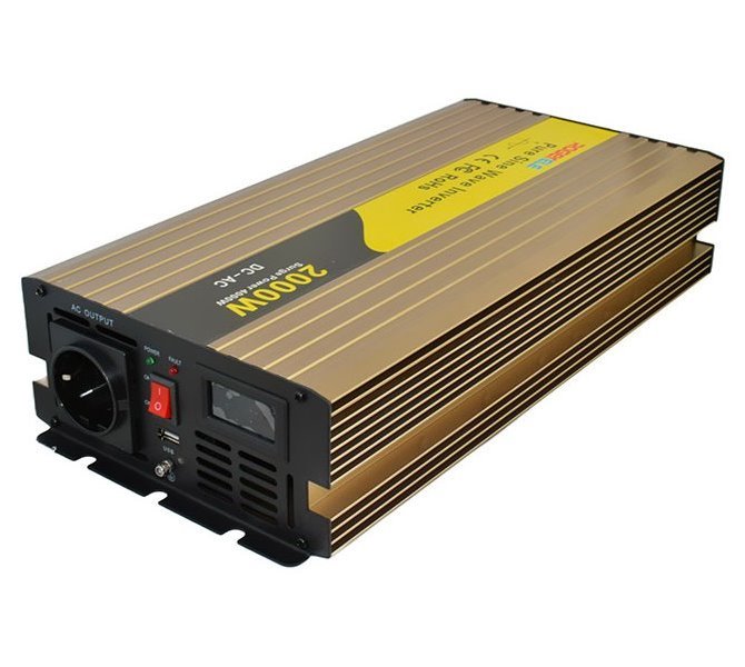 ROGERELE Sinusový měnič napětí REP2000-48, 2000W, 48V, USB port
