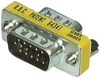 Roline adaptér, gender changer, VGA (M/F), prechodka