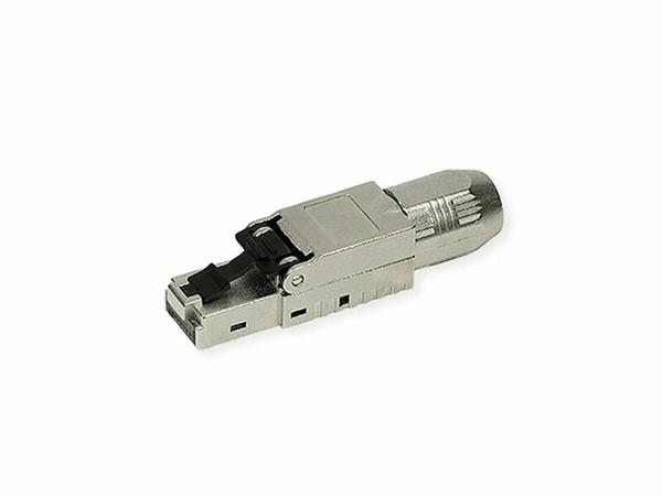 Roline Konektor 8/8 RJ45 cat.6a, 10Gbit, na drôt aj lanko, montáž bez klieští AWG 22-27 21170325