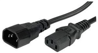 Roline Sieťový kábel 230V, prepojovací C13 - C14, 3m čierny