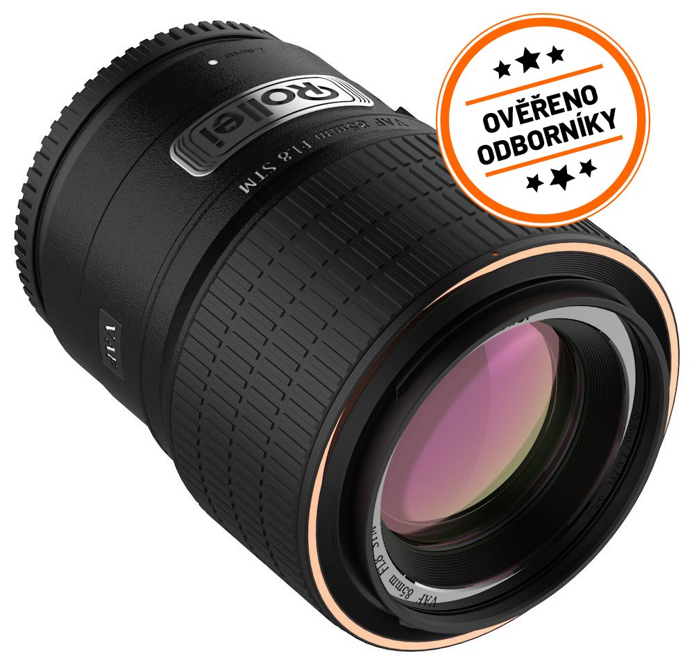 Rollei 85mm AF f/1.8 Z Nikon objektiv 12042