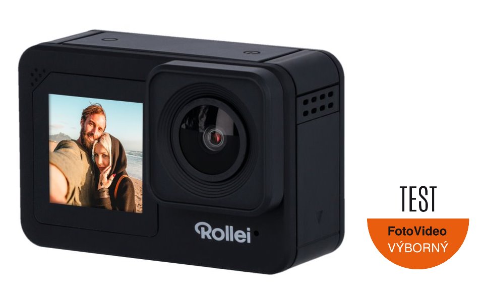 Rollei ActionCam D6Pro/ 24 MPix/ 5K 30fps/ 4K 60fps/ 2,2"IPS dotykový displej/ Stabilizace obrazu 40146