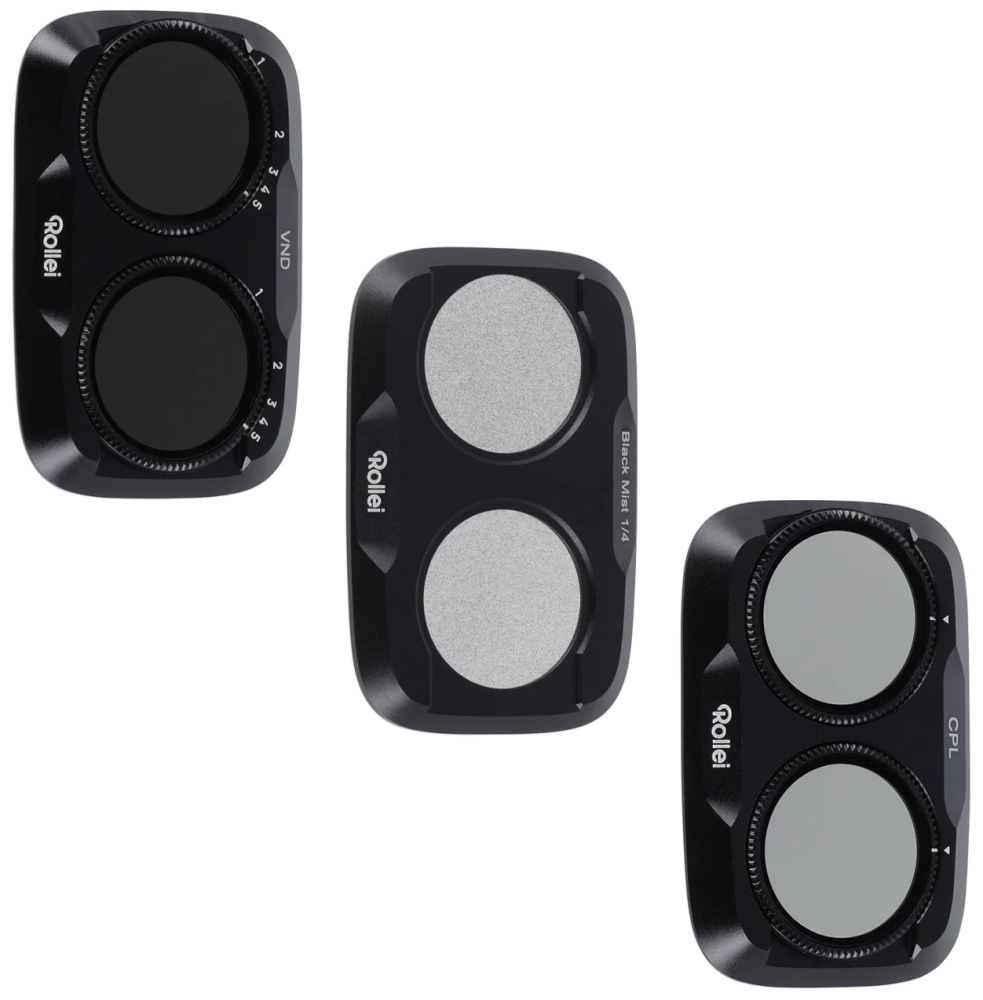 Rollei DJI Osmo Pocket 4 Pro CPL, VND2-32, Black Mist Filter-Set 27542