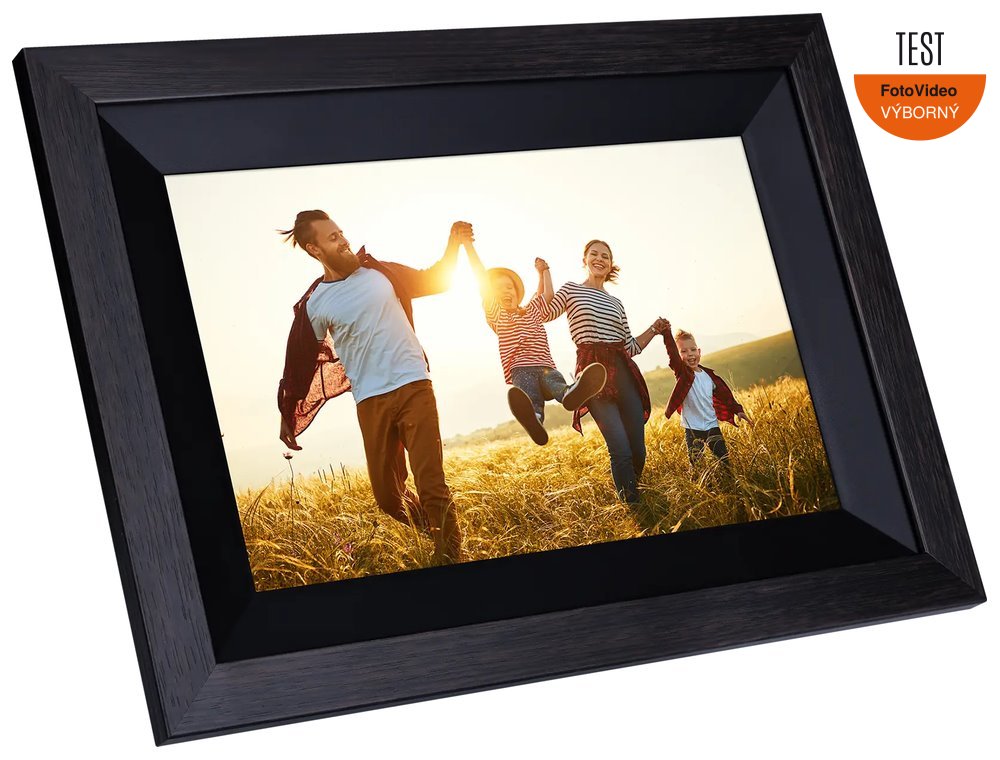 Rollei fotorámeček WiFi 105/ úhlopříčka 10.1"/ 8GB/ 1W/ Frameo APP/ Dřevo/ Černý 30273