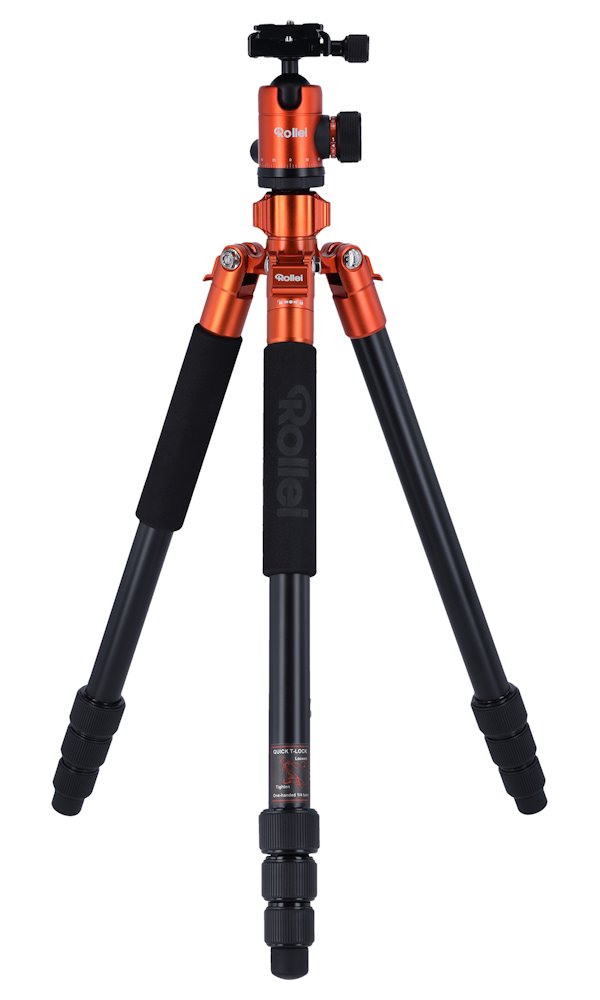 Rollei Stativ C5i / Zátěž 8kg/ Vytažený 159 cm/ Oranžový 20827