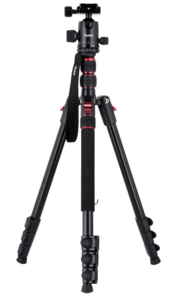 Rollei Stativ Compact Traveler No.2 / 23150/ Zátěž 5kg/ Vytažený 180 cm/ Hliník/ Černý