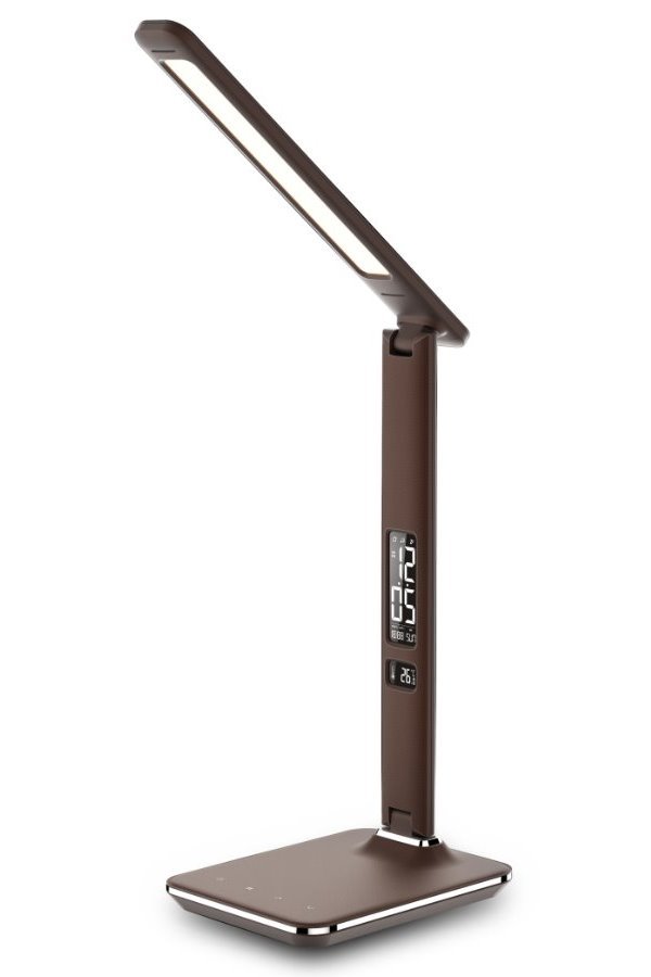 ROZBALENÉ - IMMAX LED stolní lampička Kingfisher/ 9W/ 450lm/ 12V/1A/ 3 různé barvy světla/ sklápěcí rameno/ LAMIMM0012V