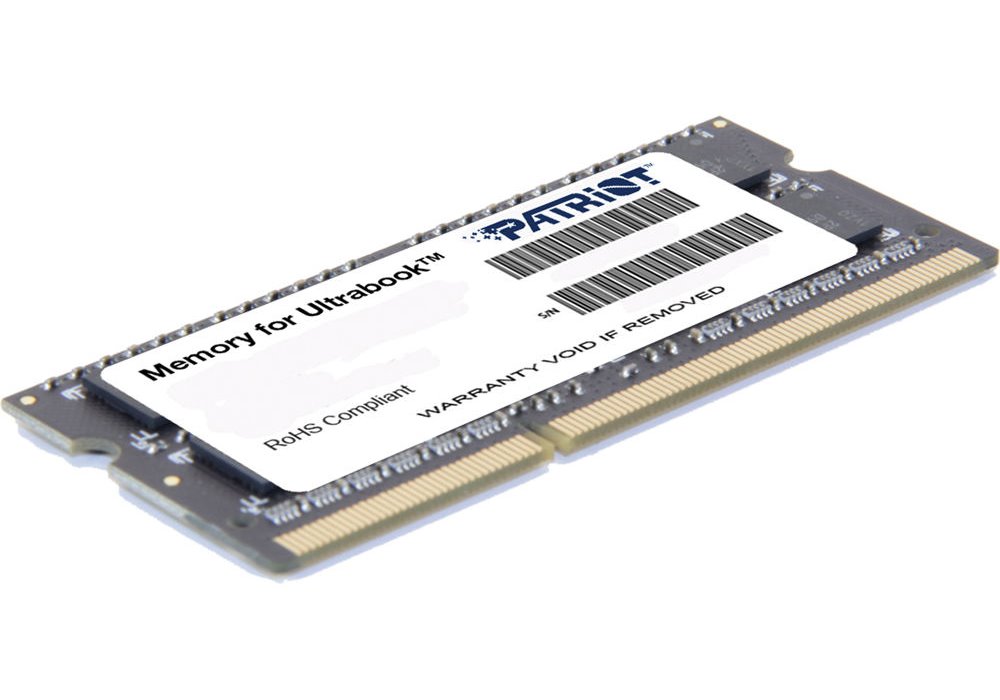 ROZBALENÉ - PATRIOT Ultrabook 4GB DDR3 1600MHz / SO-DIMM / CL11 / PC3-12800 / 1,35V RAMXD3S552V