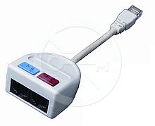 Rozdvojka počítač/počítač 2 x RJ45 UTP T-MOD 3-U5