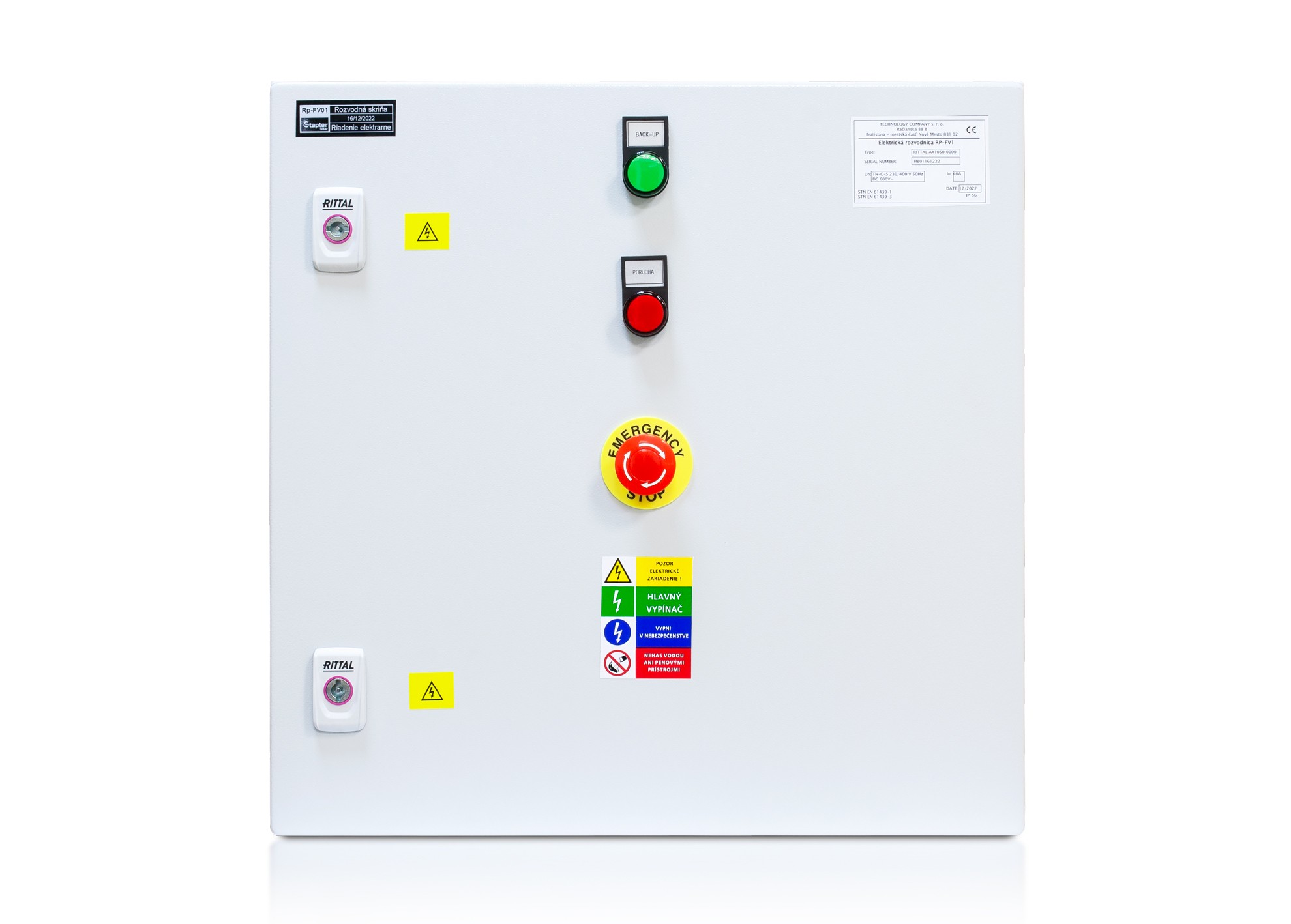 Rozvádzač backup FV ROZV BACKUP