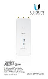 RP-5AC-Gen2, UBNT RP-5AC-Gen2 - Rocket5 AC PRISM Gen2, venkovní, 5GHz AC, airPrism