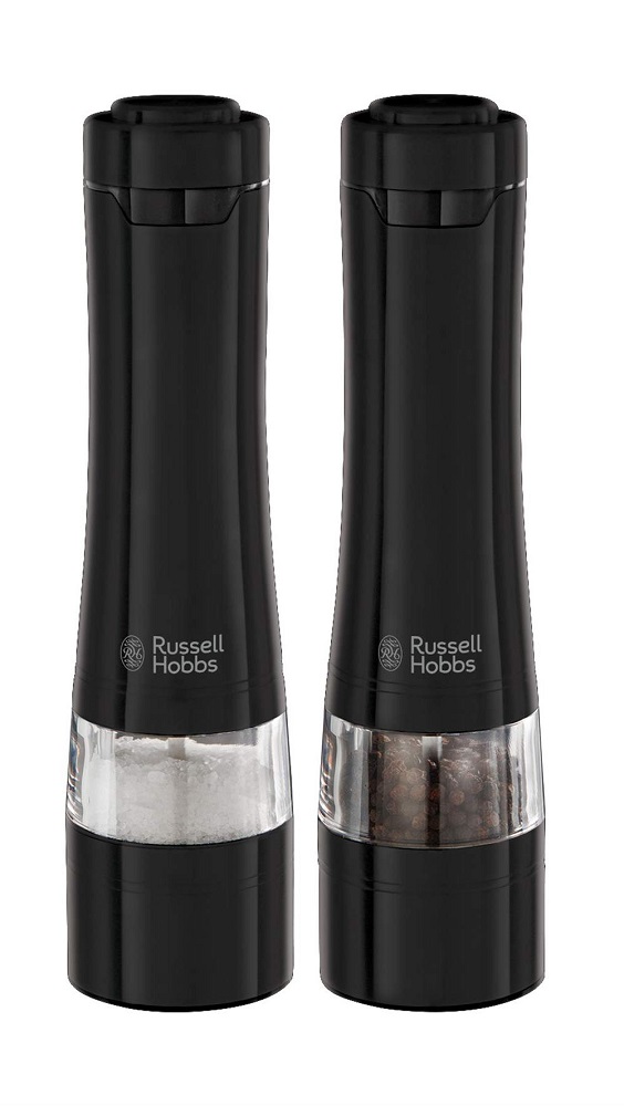 Russell Hobbs Black mlynčeky na soľ a korenie 28010-56