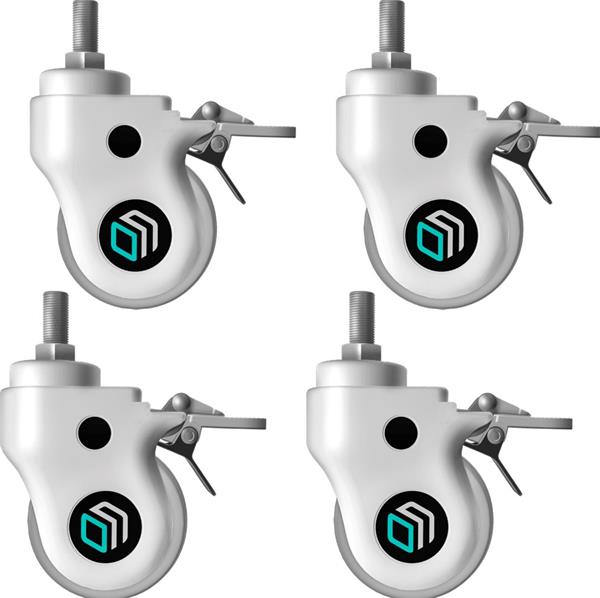 Sada kolies so zväčšeným priemerom ONKRON AWL-75W, biela