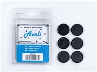 Sada magnetov AVELI, čierna