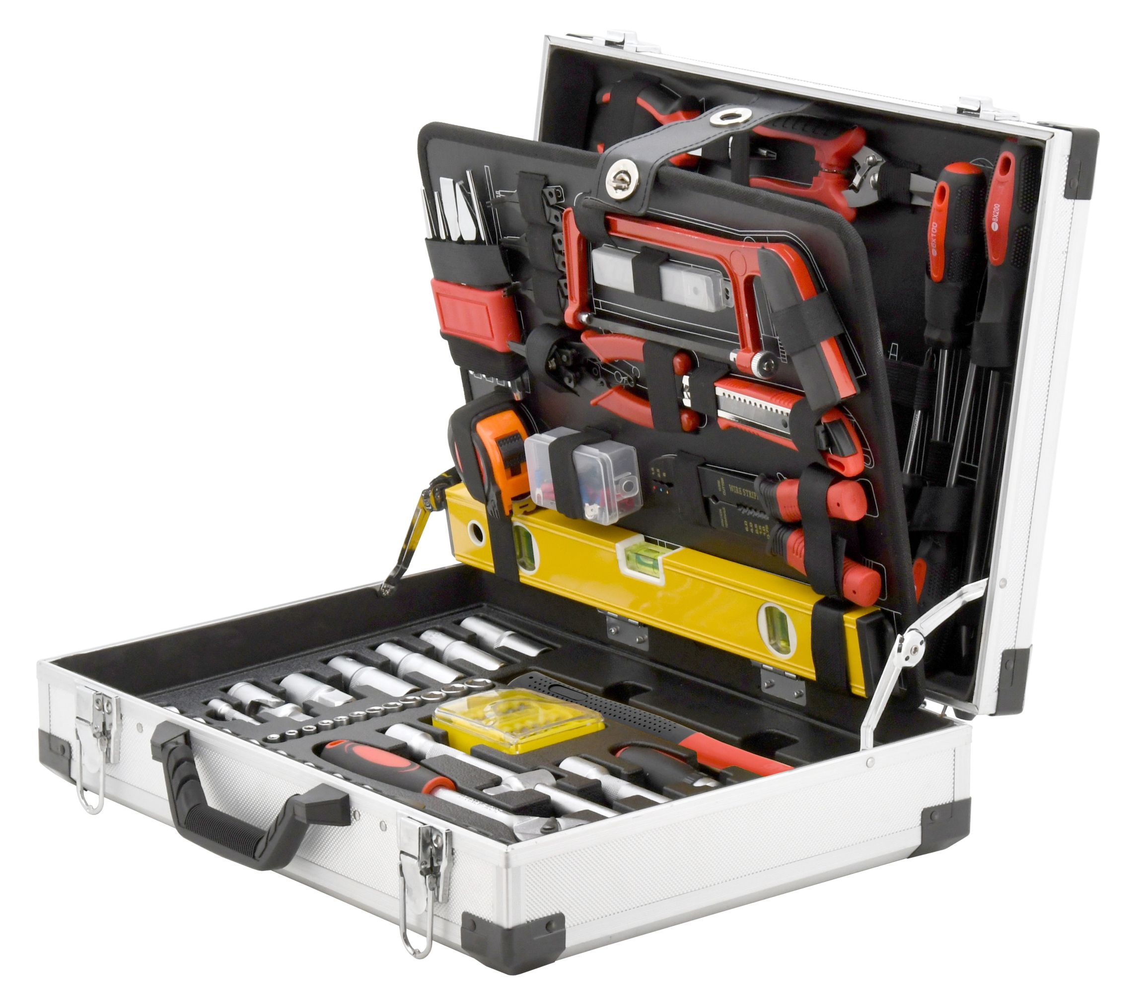 Sada náradia Compass ALU PROFI 139 dielov 09458