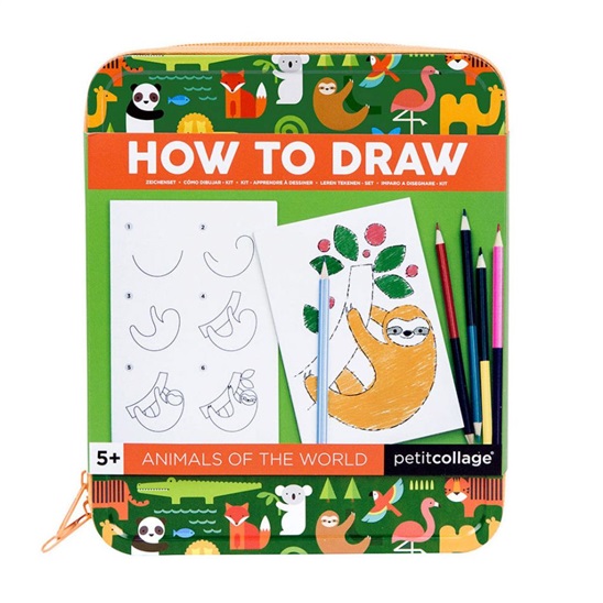 Sada Petitcollage Ako nakresliť zvieratká PTC266