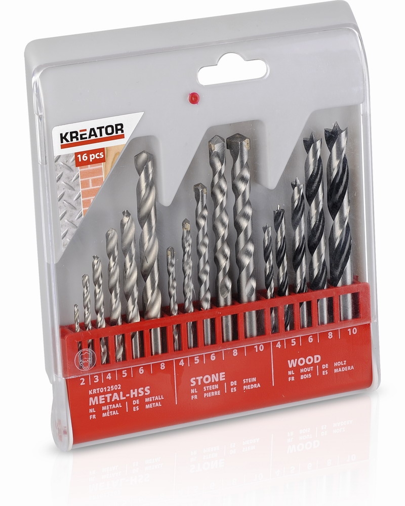 Sada vrtákov Kreator KRT012502 16ks