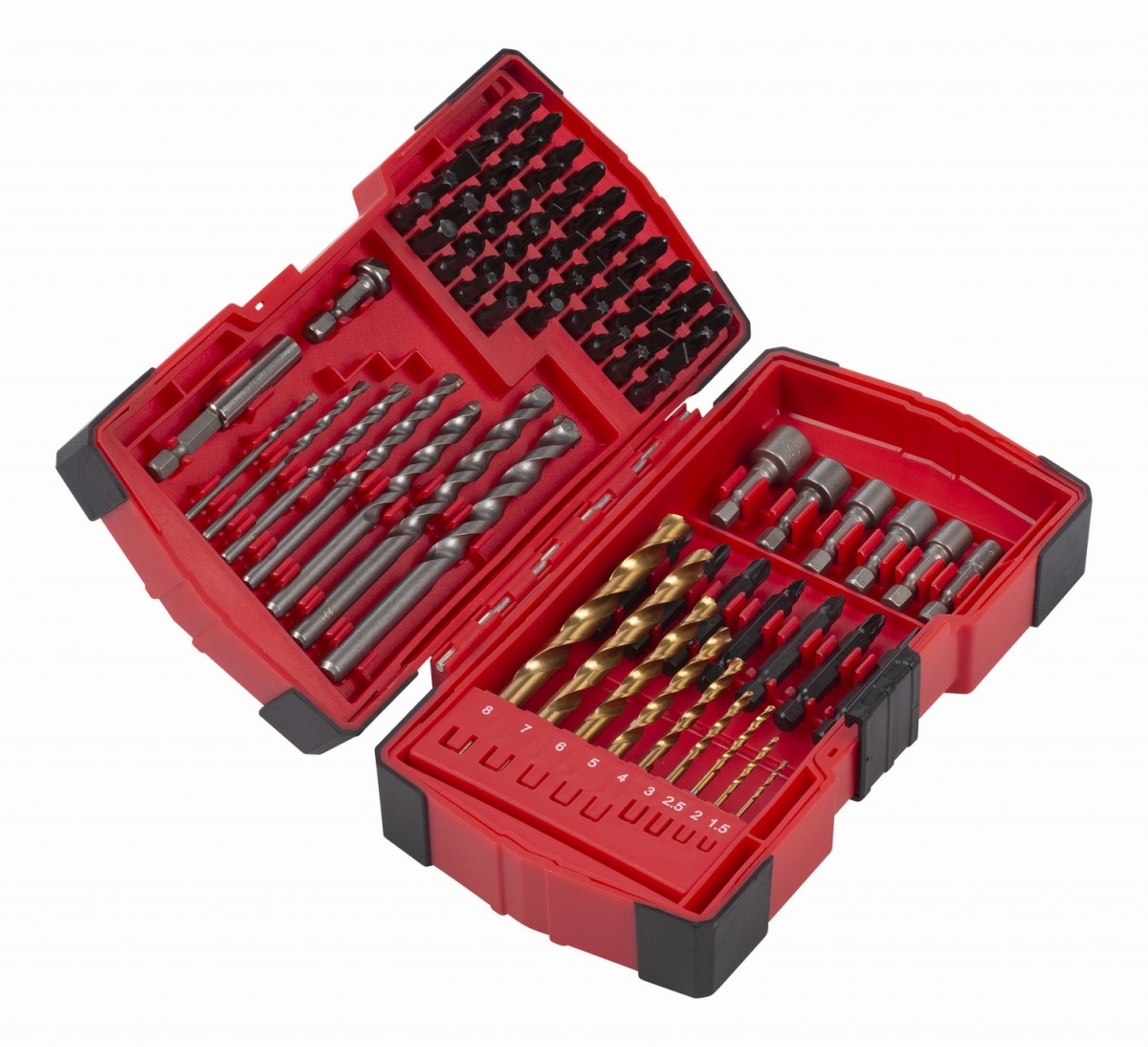 Sada vrtákov Kreator KRT064921 s príslušenstvom, 82ks