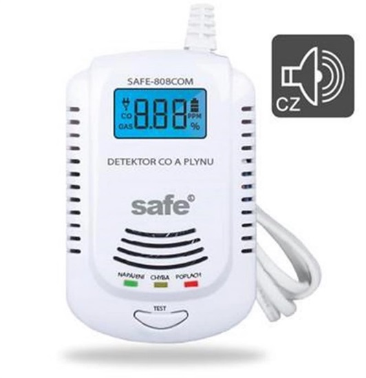 SAFE 808 hlásič zemního plynu 0703123016292