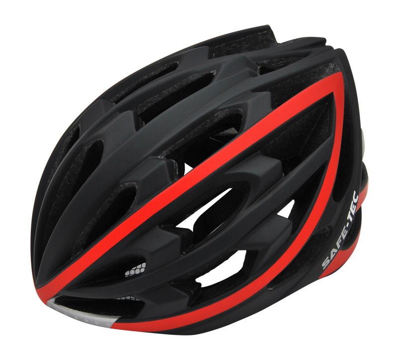SAFE-TEC Inteligentná helma/ TYR Black-Red XL 2003-082